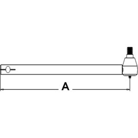 Aftermarket Tie Rod, Long, Left Hand for 5100 5610 6610 5600 6600, Tractors C7NN3B161A